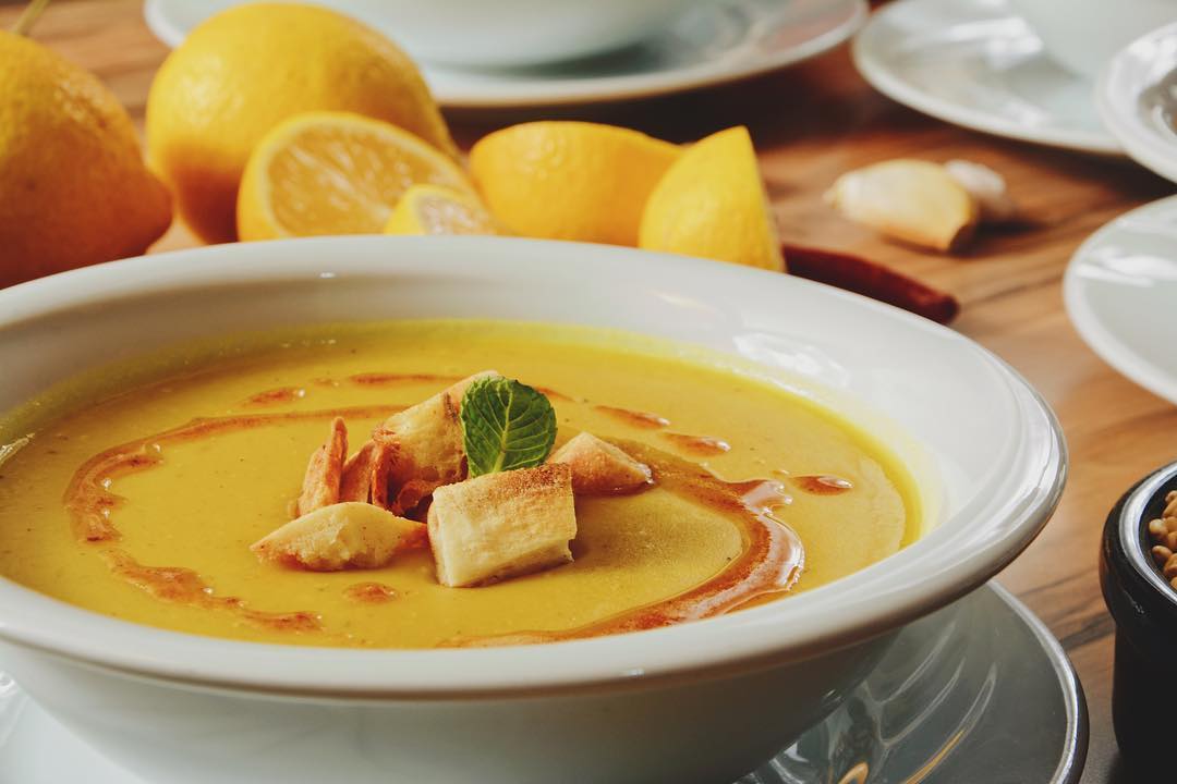 Chef Alaaddin çorba sunumu