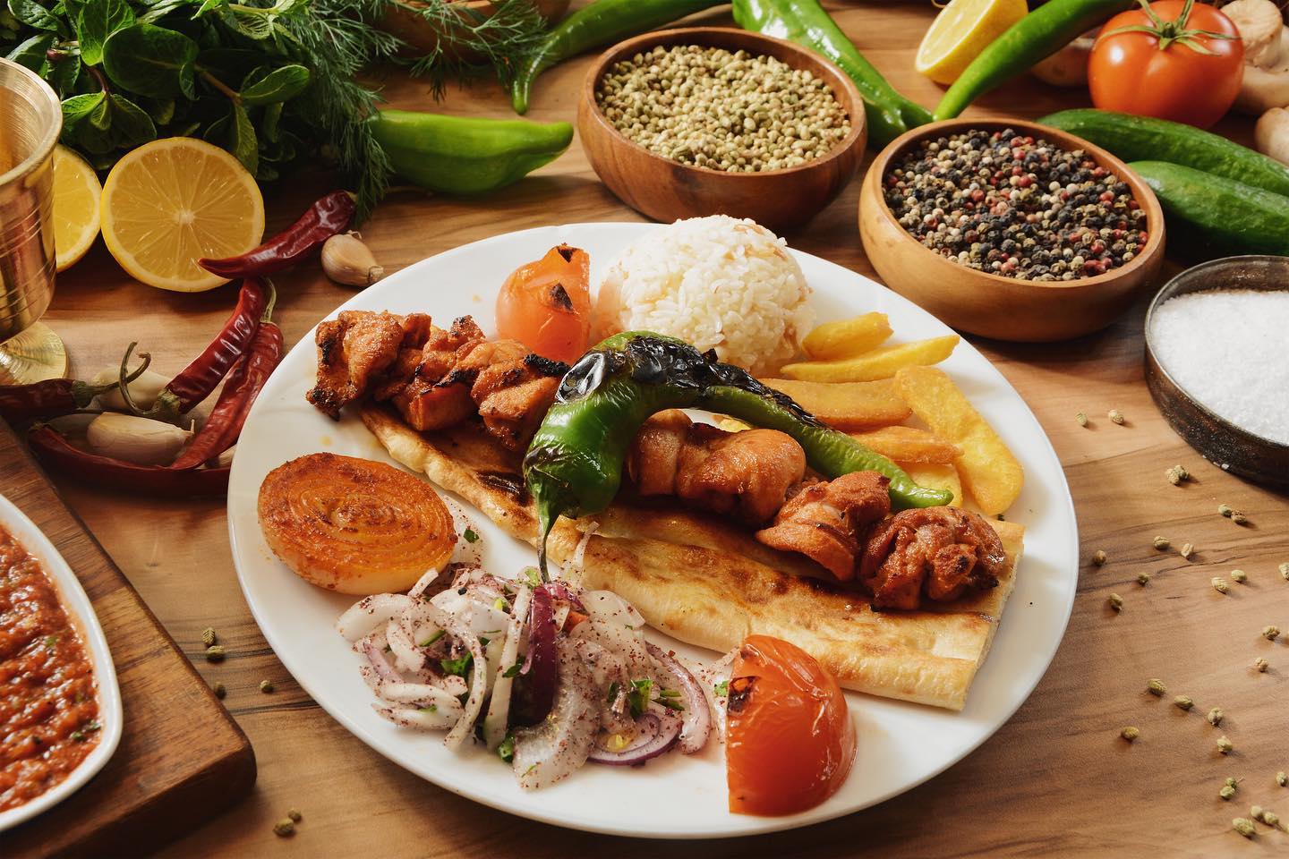 Chef Alaaddin ızgara sunumu